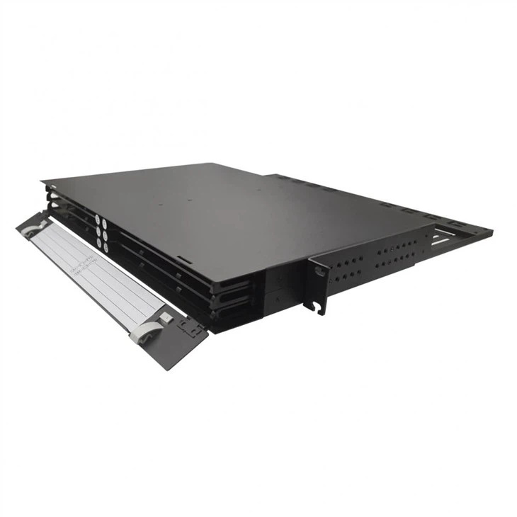 1U High Density Fiber Enclosure With Cassettes